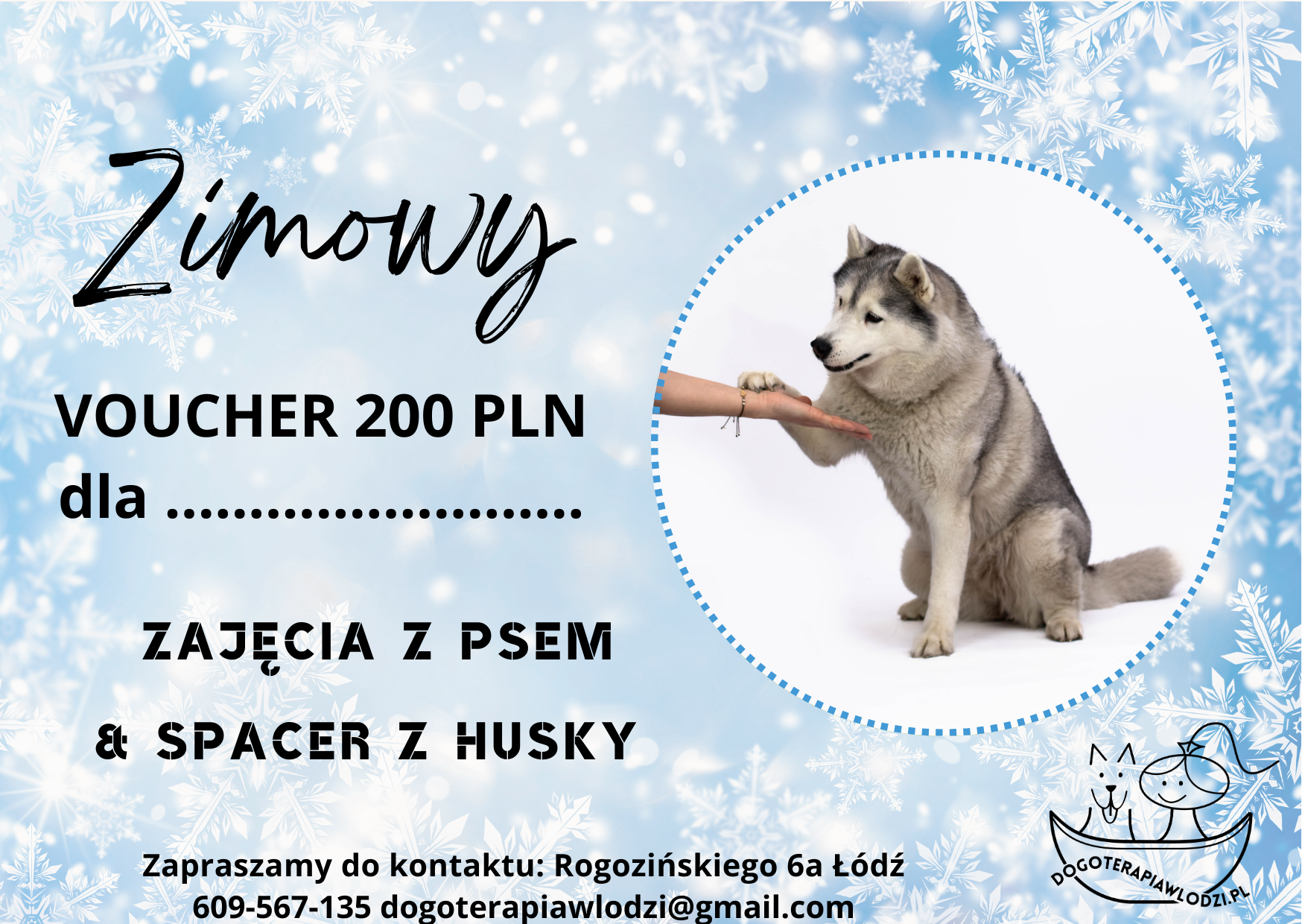 VOUCHER zimowy SPACER Z HUSKY (1)